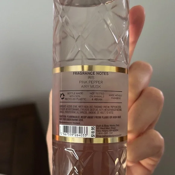 Bath & Body Works Fragrance Mist - Pink and Gold - Picture 3 of 3
